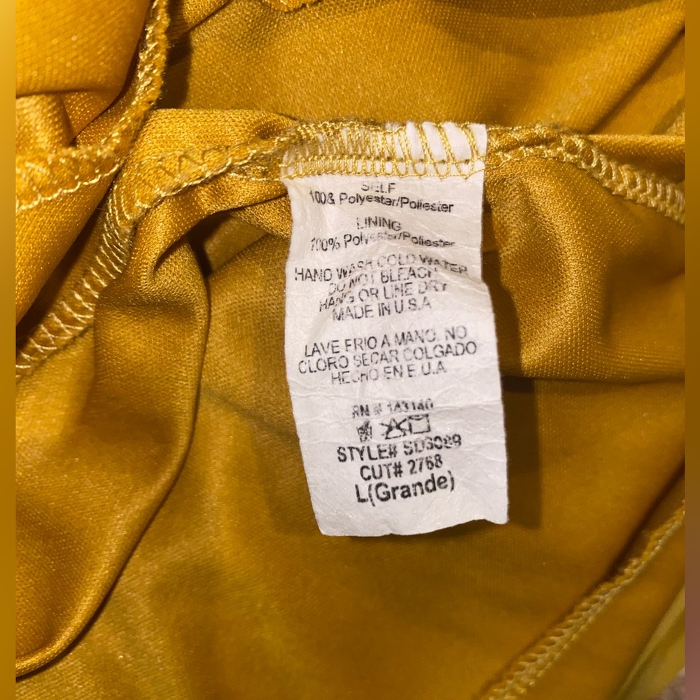 style rack yellow dress size large - Picture 4 of 4